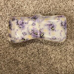 Floral Ceramic Trinket Dish